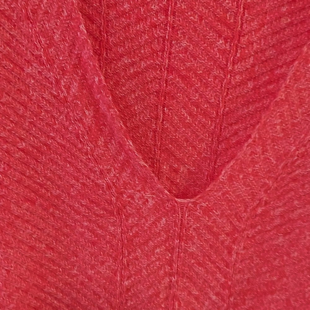 Express Red Oversized Chunky Knit Sweater Small - Picture 2 of 6